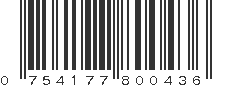 UPC 754177800436