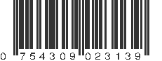 UPC 754309023139