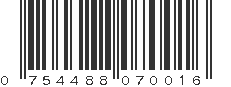 UPC 754488070016