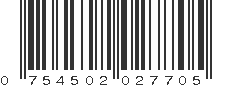 UPC 754502027705