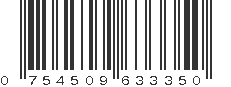 UPC 754509633350