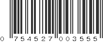 UPC 754527003555