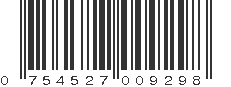 UPC 754527009298