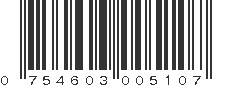 UPC 754603005107