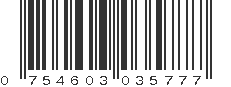 UPC 754603035777