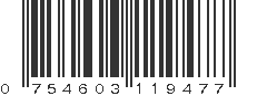 UPC 754603119477