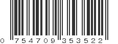 UPC 754709353522