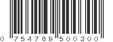 UPC 754769500300