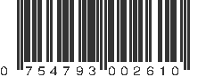 UPC 754793002610