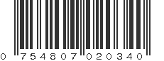 UPC 754807020340