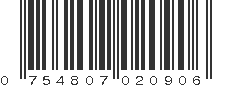 UPC 754807020906