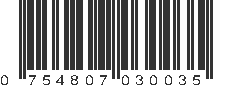 UPC 754807030035