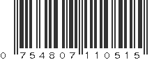 UPC 754807110515