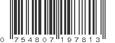 UPC 754807197813