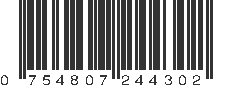 UPC 754807244302