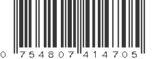 UPC 754807414705