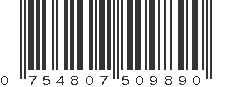 UPC 754807509890