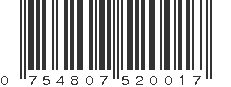 UPC 754807520017