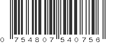 UPC 754807540756