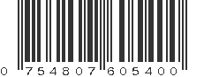 UPC 754807605400