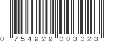 UPC 754929003023