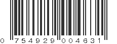 UPC 754929004631