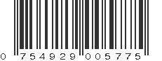 UPC 754929005775