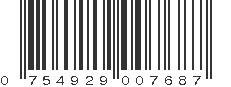 UPC 754929007687