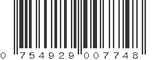 UPC 754929007748