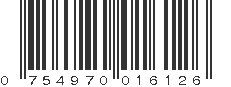 UPC 754970016126