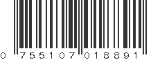 UPC 755107018891