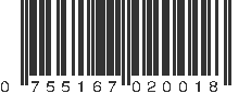 UPC 755167020018