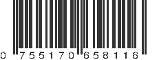 UPC 755170658116