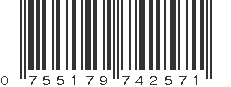 UPC 755179742571