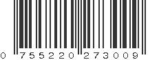 UPC 755220273009