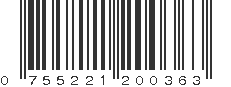 UPC 755221200363