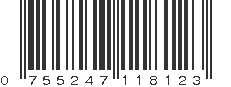 UPC 755247118123