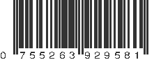 UPC 755263929581