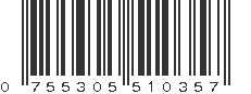 UPC 755305510357