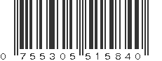 UPC 755305515840