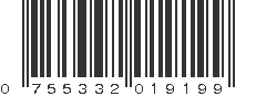 UPC 755332019199