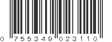 UPC 755349023110