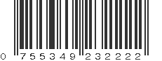 UPC 755349232222