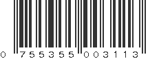 UPC 755355003113