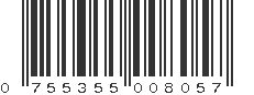 UPC 755355008057