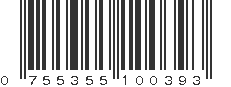 UPC 755355100393