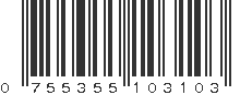 UPC 755355103103