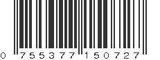 UPC 755377150727