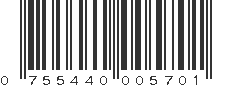 UPC 755440005701