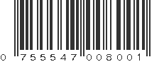 UPC 755547008001